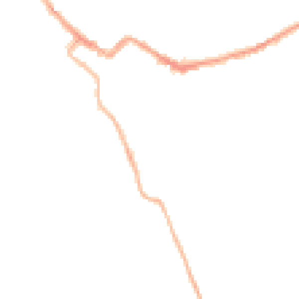 Night-time road noise heatmap for CA12 5DD