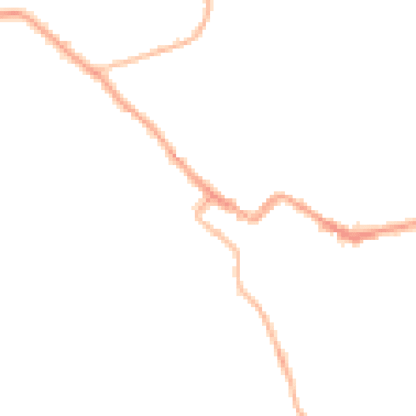 Night-time road noise heatmap for CA12 5ED