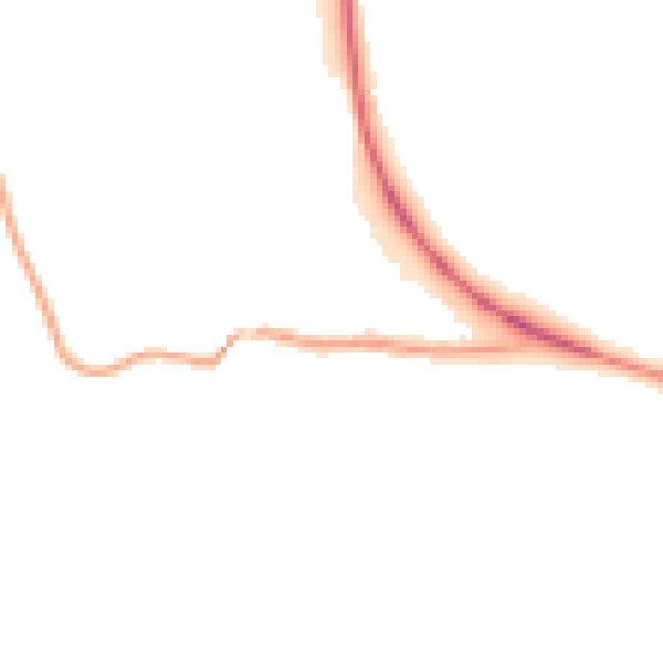 Night-time road noise heatmap for CA12 5TH