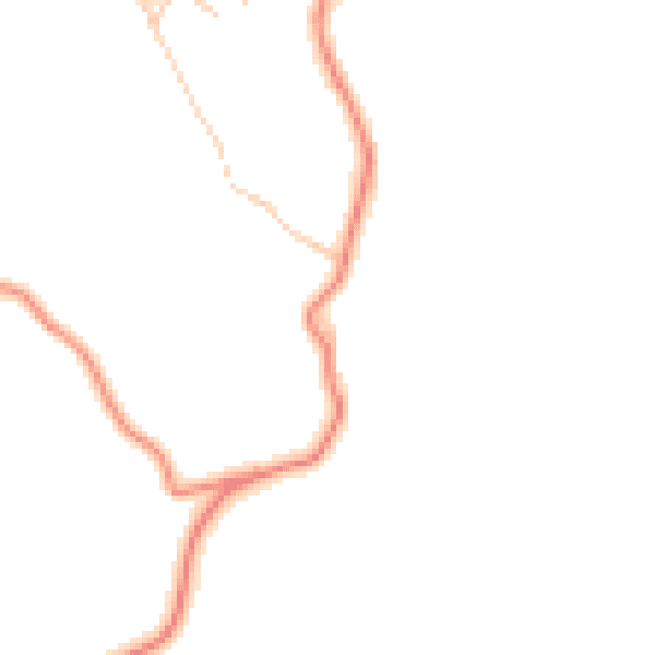 Daytime road noise heatmap for CA12 5TP