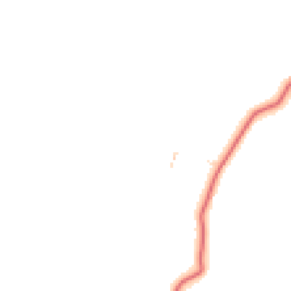 Daytime road noise heatmap for CA12 5UQ