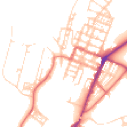 Daytime road noise heatmap for CA15 6AE