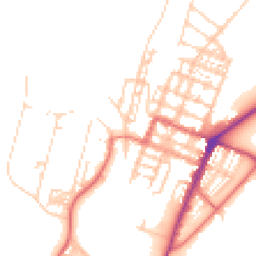Daytime road noise heatmap for CA15 6AJ