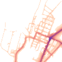 Daytime road noise heatmap for CA15 6AT