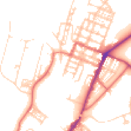 Daytime road noise heatmap for CA15 6BQ