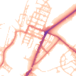 Daytime road noise heatmap for CA15 6BU