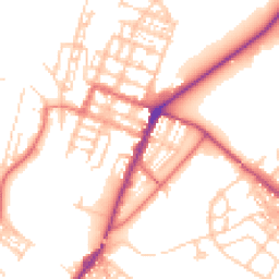 Daytime road noise heatmap for CA15 6BY