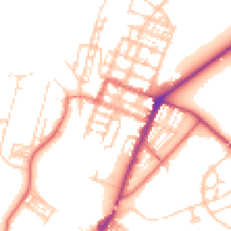 Daytime road noise heatmap for CA15 6DP