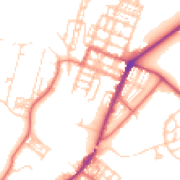 Daytime road noise heatmap for CA15 6DS