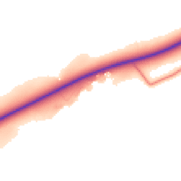 Daytime road noise heatmap for CA15 6RG