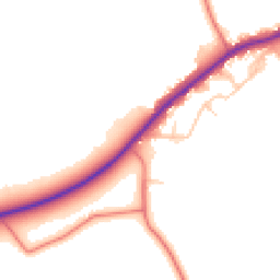 Daytime road noise heatmap for CA15 6RN