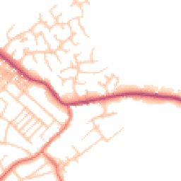 Daytime road noise heatmap for CA15 7BF