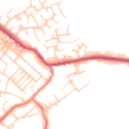 Daytime road noise heatmap for CA15 7DJ