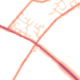 Daytime road noise heatmap for CA15 7EW