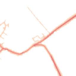 Daytime road noise heatmap for CA15 7JU