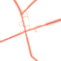 Daytime road noise heatmap for CA15 7SD