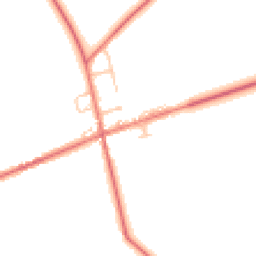 Daytime road noise heatmap for CA15 7SE