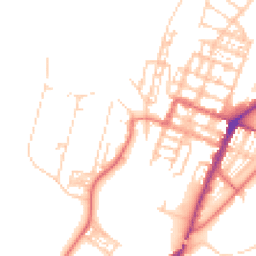 Daytime road noise heatmap for CA15 8AD