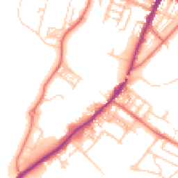 Daytime road noise heatmap for CA15 8EE