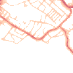 Daytime road noise heatmap for CA15 8LF