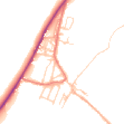 Daytime road noise heatmap for CA15 8QT