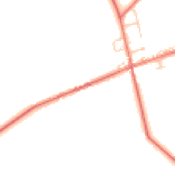 Daytime road noise heatmap for CA15 8SN