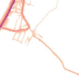 Daytime road noise heatmap for CA15 8TA