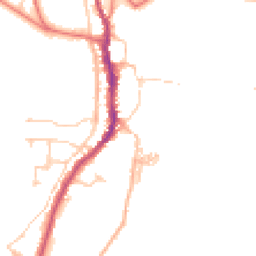 Daytime road noise heatmap for CA17 4AA