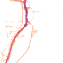 Daytime road noise heatmap for CA17 4AL