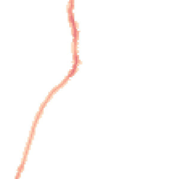 Night-time road noise heatmap for CA17 4AL