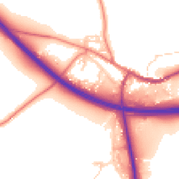 Daytime road noise heatmap for CA17 4BF