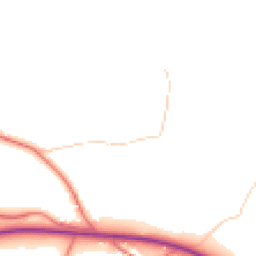 Daytime road noise heatmap for CA17 4NX