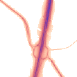Night-time road noise heatmap for CA4 0AD