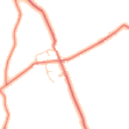 Daytime road noise heatmap for CA4 0DT