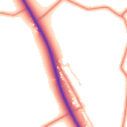 Daytime road noise heatmap for CA4 0JA