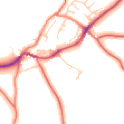 Daytime road noise heatmap for CA4 8FN