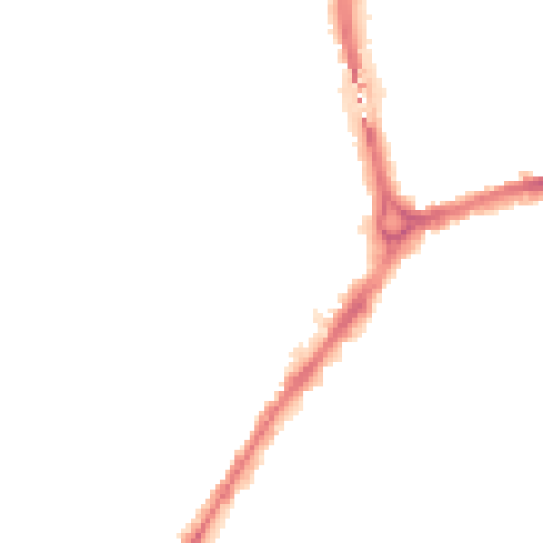 Night-time road noise heatmap for CB1 1HR