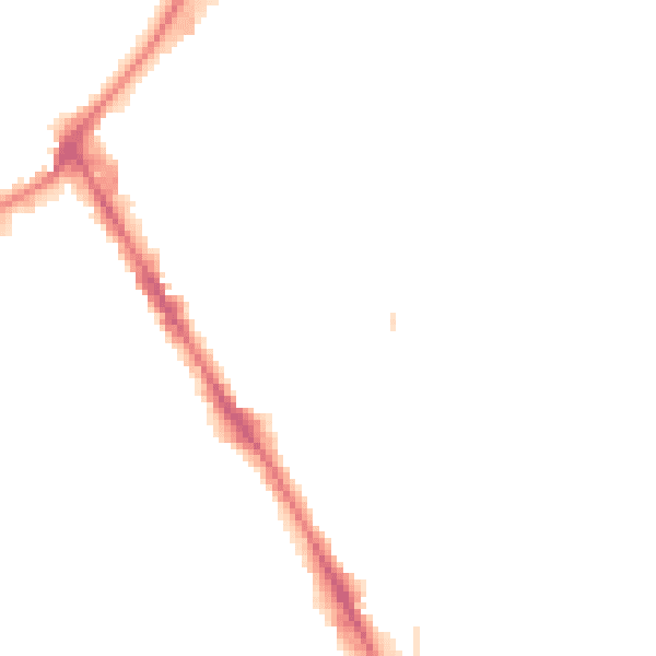 Night-time road noise heatmap for CB1 2DX