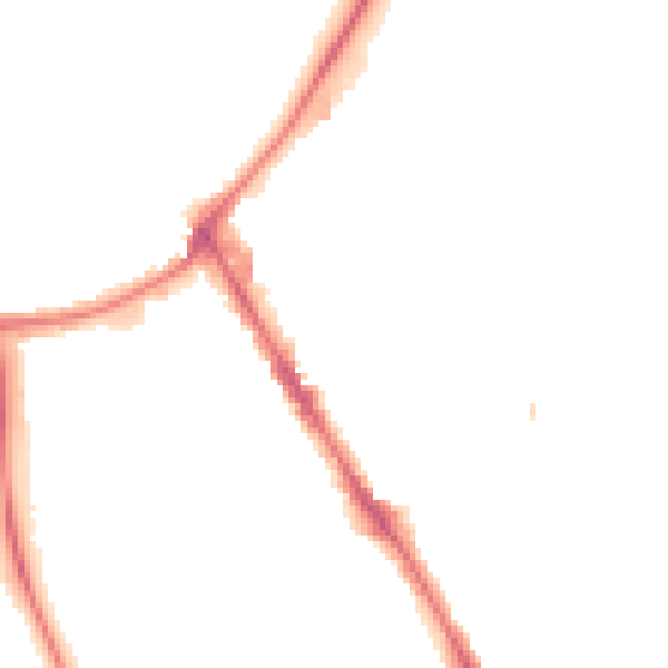 Night-time road noise heatmap for CB1 2EX