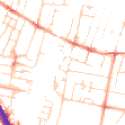 Daytime road noise heatmap for CB1 3QF