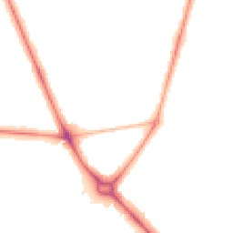 Night-time road noise heatmap for CB1 7PH