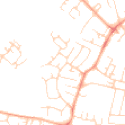 Daytime road noise heatmap for CB1 9LE