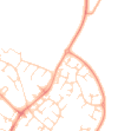 Daytime road noise heatmap for CB1 9XF