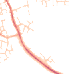 Daytime road noise heatmap for CB11 3AW