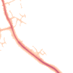Daytime road noise heatmap for CB11 3BA