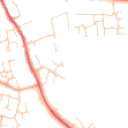 Daytime road noise heatmap for CB11 3BP
