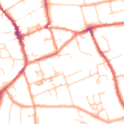 Daytime road noise heatmap for CB11 3DG