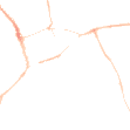 Night-time road noise heatmap for CB11 3DG
