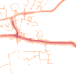 Daytime road noise heatmap for CB11 3JP