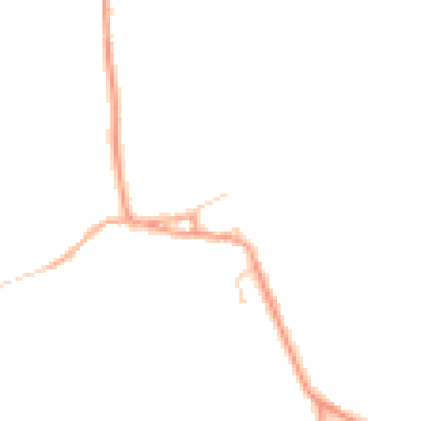 Daytime road noise heatmap for CB11 3LH